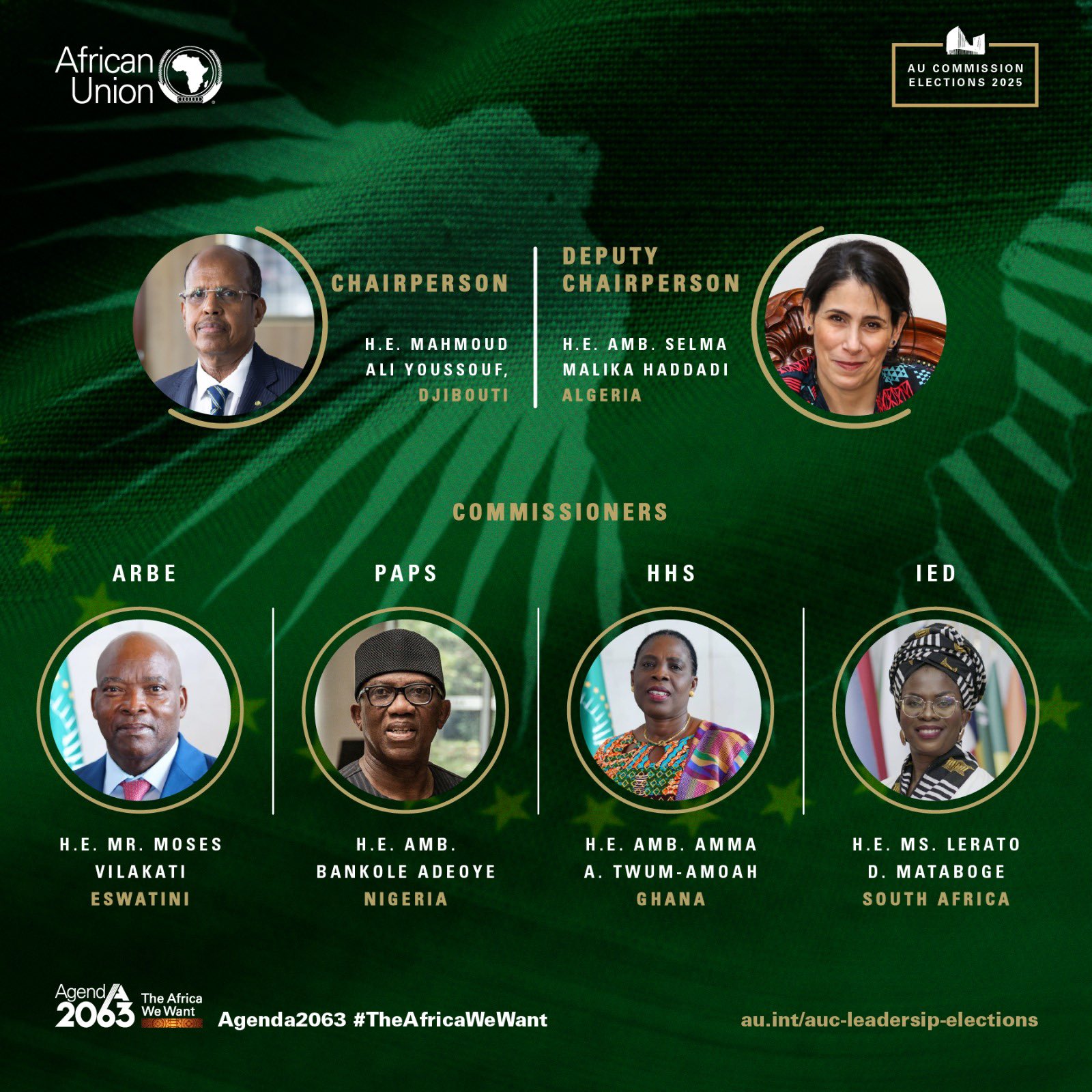 GOODLUCK JONATHAN FOUNDATION CONGRATULATE THE NEW LEADERSHIP OF THE AFRICAN UNION